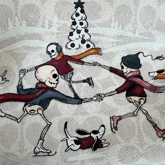 Coach Skating Skeletons Wristlet - Picture 2 of 13